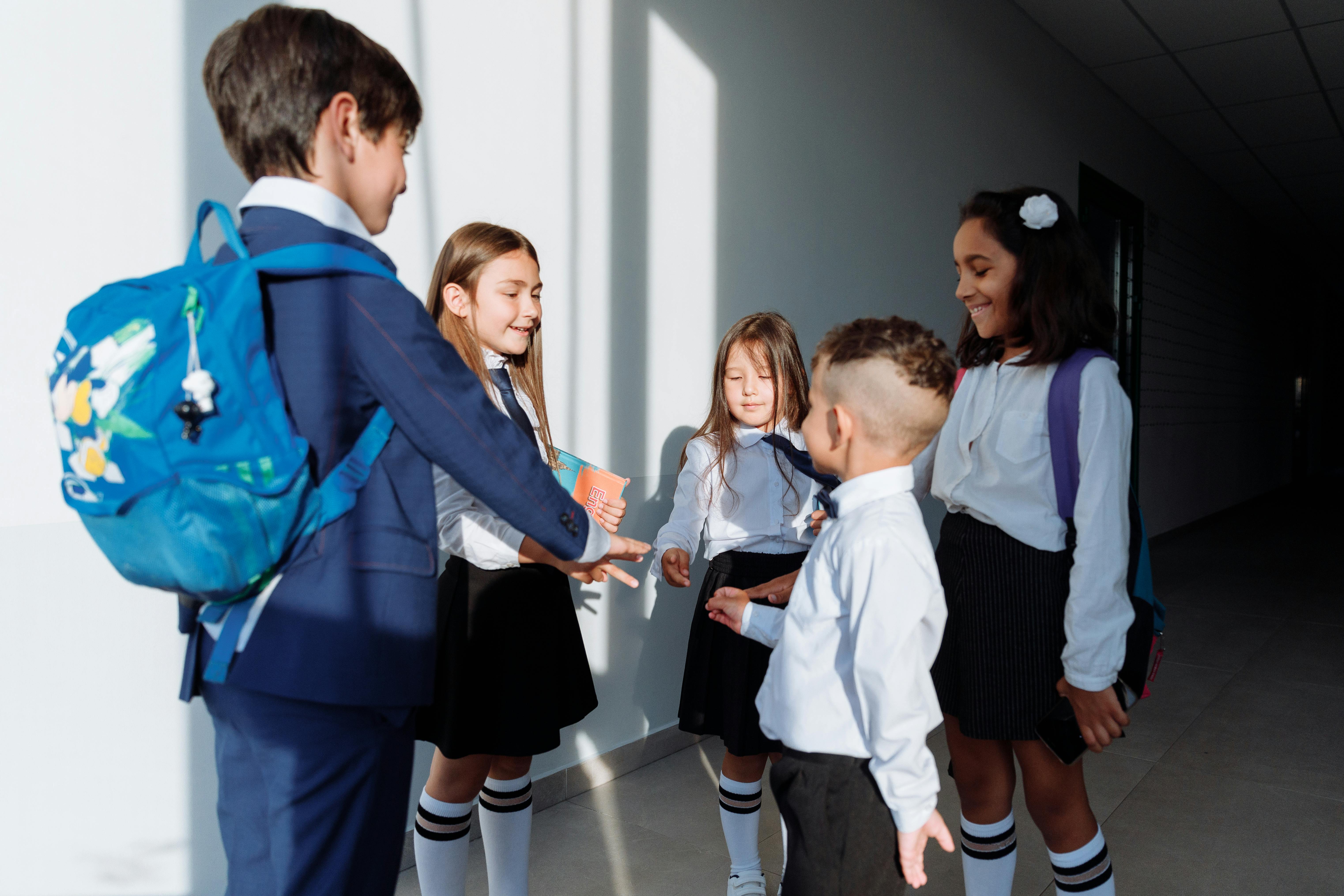 Children learning in classroom